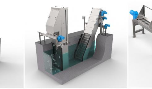 Новинка! Комплекс механической очистки, выполняющий двухступенчатую очистку сточных вод